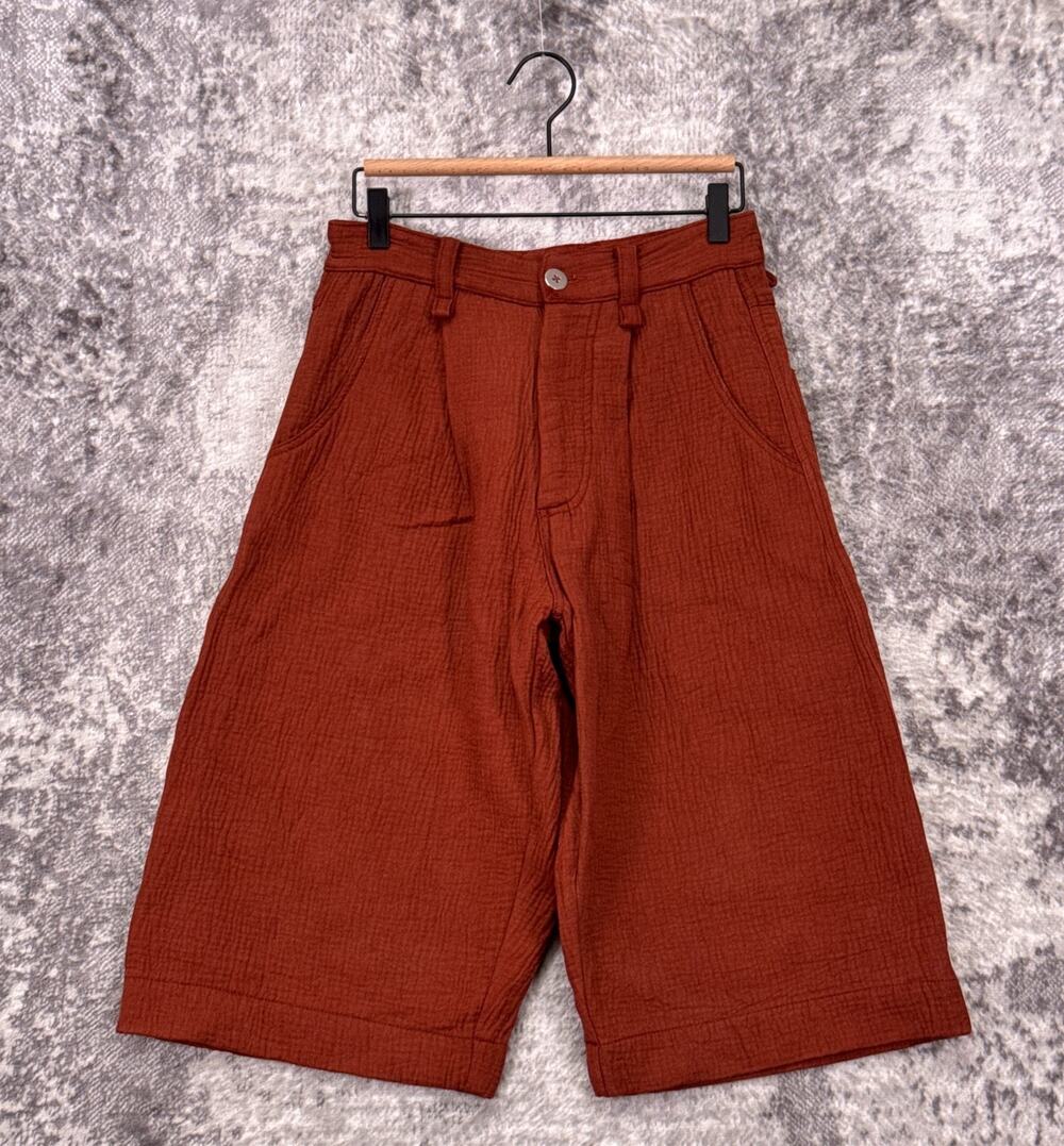 Goodfight Japan Shorts XS Mens Cotton Heavyweight Relaxed Fit Orange
